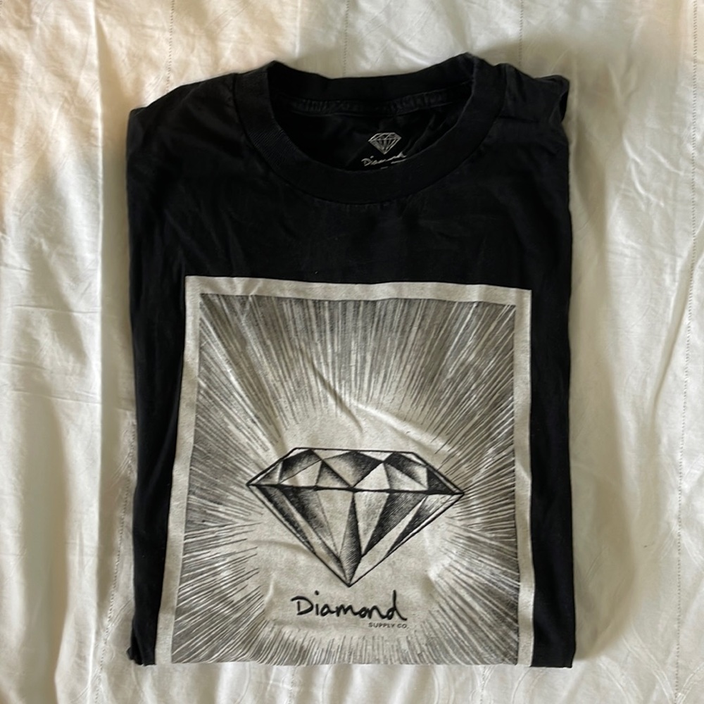 Diamond Black with Print Shirt